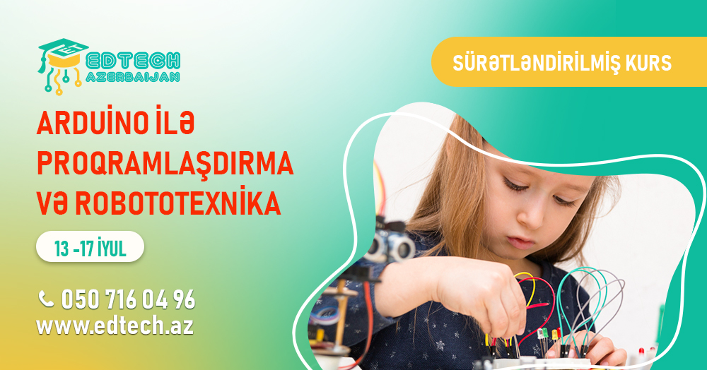 Kurs: Arduino ilə proqramlaşdırma və robototexnika