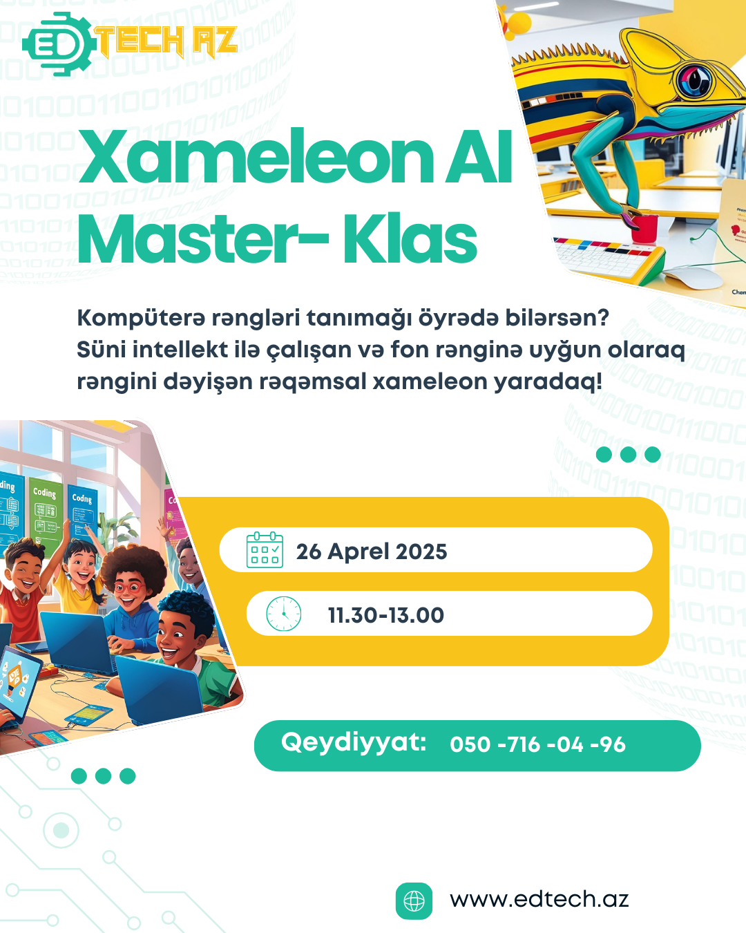 Xameleon AI Master-klassı – Süni İntellekt Proqramlaşdırma!