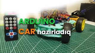 Arduino və İR sensor ilə uzaqdan idarə olunan maşın hazırladıq