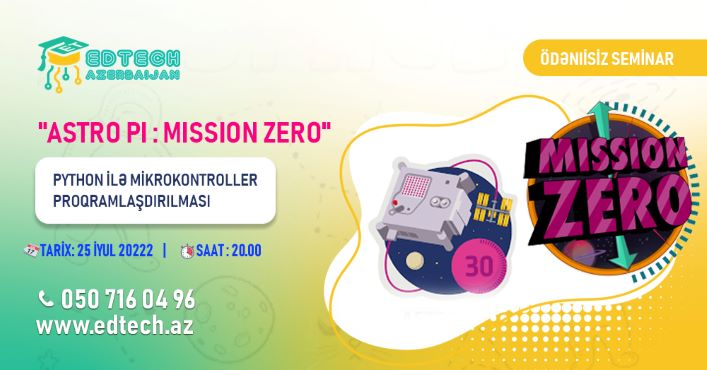 “Astro Pi: Mission Zero”  Python seminarı