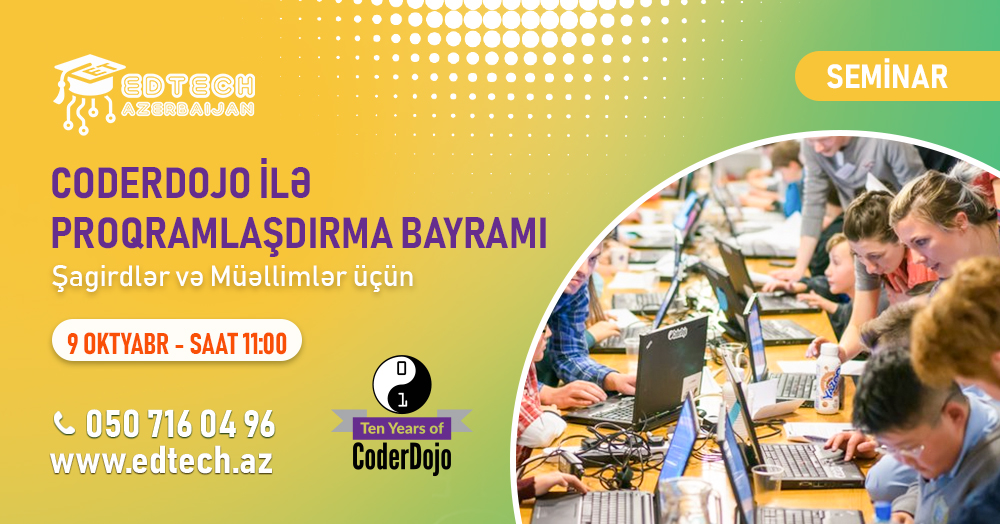 Coder Dojo ilə proqramlaşdırma bayramı