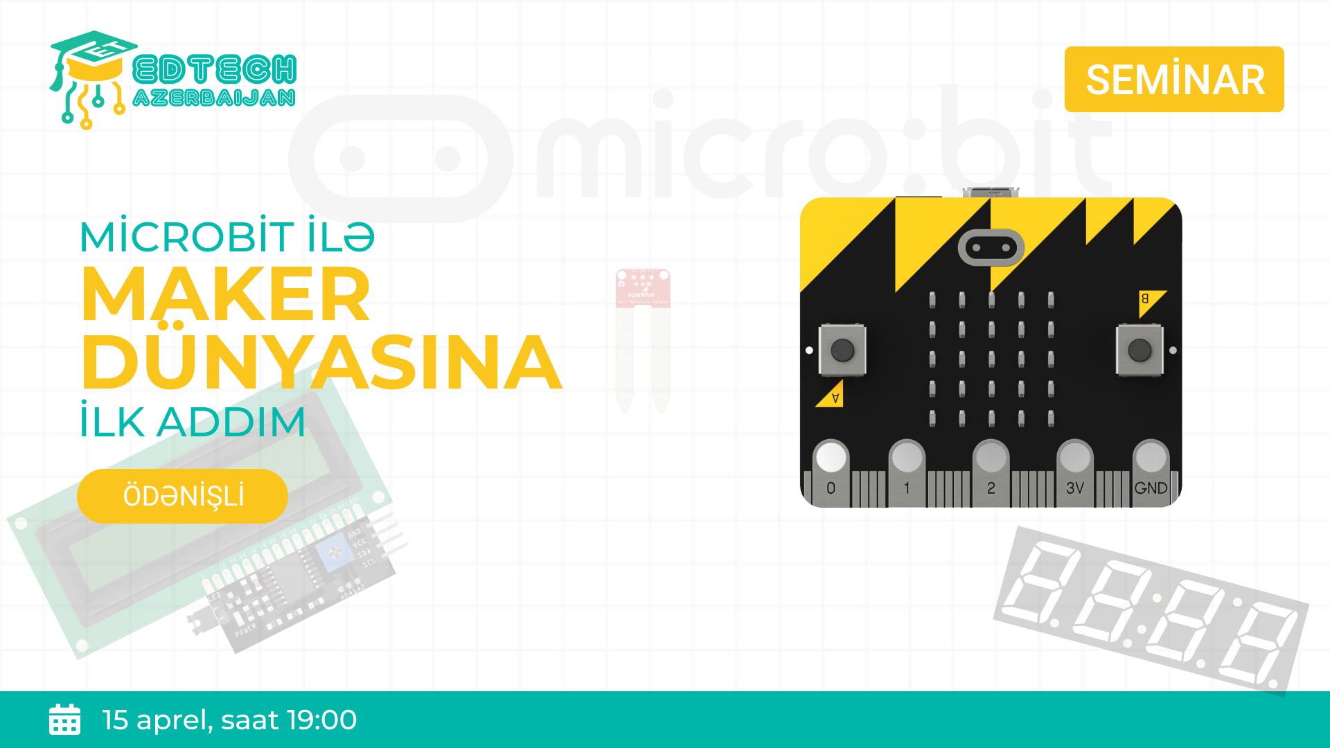Micro:bit ilə Maker dünyasına ilk addım! Onlayn seminar
