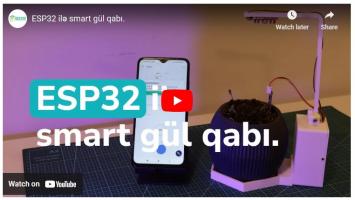 ESP32 ilə smart gül qabı