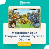 Məktəblilər üçün proqramlaşdırma öyrədən oyunlar